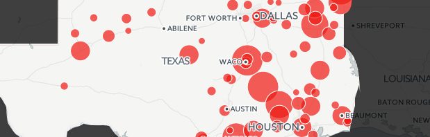 Texas Crimes Map